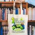 Back To School 1st First Grade Level Unlocked Gamer Kid Canvas Tote Bag Back To School 1st First Grade Level Unlocked Gamer Kid Canvas Tote Bag