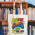 Back To School 1st Grade Boys Gamer First Day School Level Canvas Tote Bag Back To School 1st Grade Boys Gamer First Day School Level Canvas Tote Bag
