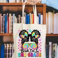 Back To School Bruh I'm In 2nd Grade Cute Girls Messy Bun Canvas Tote Bag Back To School Bruh I'm In 2nd Grade Cute Girls Messy Bun Canvas Tote Bag