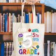 Back To School Fifth 5th Grade Classroom Typography Canvas Tote Bag Back To School Fifth 5th Grade Classroom Typography Canvas Tote Bag
