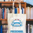 Back To School First Day Of Preschool Police Car Boys Canvas Tote Bag