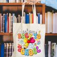 Back To School Pencil Coquette Bow First Day Of School Kids Canvas Tote Bag