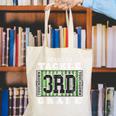 Back To School Ready To Tackle 3rd Grade Football Canvas Tote Bag