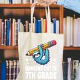 Back To School Seventh Grade Sloth Hanging Out In 7th Grade Performance Canvas Tote Bag Back To School Seventh Grade Sloth Hanging Out In 7th Grade Performance Canvas Tote Bag