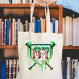 Baseball Ice Cream Drip Number 67 Six Seven Meme Christmas Canvas Tote Bag