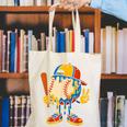 Baseball Ice Cream Drip Youth Back To School Baseball Stuff Canvas Tote Bag Baseball Ice Cream Drip Youth Back To School Baseball Stuff Canvas Tote Bag