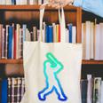 Baseball Player Graphic Canvas Tote Bag Baseball Player Graphic Canvas Tote Bag