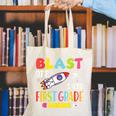 Blast Off Into First Grade Back To School Kids Rocket Space Canvas Tote Bag Blast Off Into First Grade Back To School Kids Rocket Space Canvas Tote Bag