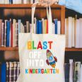 Blast Off Into Kindergarten Back To School Rocket Canvas Tote Bag Blast Off Into Kindergarten Back To School Rocket Canvas Tote Bag