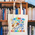 Blasting Off Into Kindergarten Back To School Boys Kid Canvas Tote Bag Blasting Off Into Kindergarten Back To School Boys Kid Canvas Tote Bag