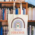 Blessed Principal Back To School Boho Rainbow Premium Tri-Blend Canvas Tote Bag Blessed Principal Back To School Boho Rainbow Premium Tri-Blend Canvas Tote Bag