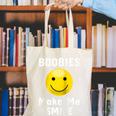 Boobies Make Me Smile Mardi Gras Raglan Baseball Tee Canvas Tote Bag Boobies Make Me Smile Mardi Gras Raglan Baseball Tee Canvas Tote Bag