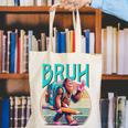 Boys Modern Bruh Big Foot Back To School Graphic Canvas Tote Bag Boys Modern Bruh Big Foot Back To School Graphic Canvas Tote Bag