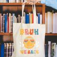 Bruh We Back 4th Grade Vibes Back To School Fourth Grade Canvas Tote Bag Bruh We Back 4th Grade Vibes Back To School Fourth Grade Canvas Tote Bag