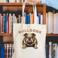 Bulldogs Back To School Spirit Canvas Tote Bag Bulldogs Back To School Spirit Canvas Tote Bag