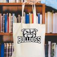Bulldogs Mascot Back To School Team Spirit Canvas Tote Bag Bulldogs Mascot Back To School Team Spirit Canvas Tote Bag