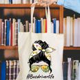 Bus Driver Life Messy Bun Back To School Bus Driver Canvas Tote Bag Bus Driver Life Messy Bun Back To School Bus Driver Canvas Tote Bag