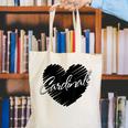 Cardinals Heart Back To School Spirit Canvas Tote Bag Cardinals Heart Back To School Spirit Canvas Tote Bag