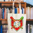Christmas Baseball Ice Cream Drip Men Women Kids Canvas Tote Bag Christmas Baseball Ice Cream Drip Men Women Kids Canvas Tote Bag