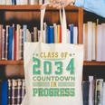 Class Of 2034 Countdown In Progress Fun Back To School Retro Canvas Tote Bag Class Of 2034 Countdown In Progress Fun Back To School Retro Canvas Tote Bag