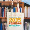 Class Of 2035 Countdown In Progress Fun Back To School Retro Canvas Tote Bag