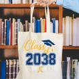 Class Of 2038 Grow With Me Kindergarten Back To School Canvas Tote Bag
