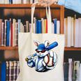 Cool Rabbit Baseball Easter Men Boy Toddler Kid Canvas Tote Bag