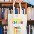 Crayon Be The Brightest Students Crayons Back To School Canvas Tote Bag