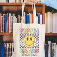 Fifth Grade Dream Team Smile Face Back To School 5th Grade Canvas Tote Bag