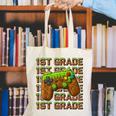 First Day Of 1st Grade Level Begins Back To School Girl Boy Canvas Tote Bag First Day Of 1st Grade Level Begins Back To School Girl Boy Canvas Tote Bag
