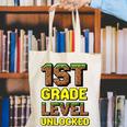 First Day Of 1st Grade Level Unlocked Back To School For Boy Canvas Tote Bag