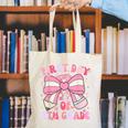 First Day Of 4th Grade Coquette Back To School Girls Kids Canvas Tote Bag First Day Of 4th Grade Coquette Back To School Girls Kids Canvas Tote Bag