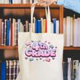 First Day Of 4th Grade Girls Coquette Bow Back To School Canvas Tote Bag First Day Of 4th Grade Girls Coquette Bow Back To School Canvas Tote Bag