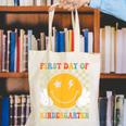 First Day Of Kindergarten Retro Back To School Girls Kids Canvas Tote Bag First Day Of Kindergarten Retro Back To School Girls Kids Canvas Tote Bag