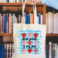 First Grade Is My Jam Strawberry 1st Grade Back To School Canvas Tote Bag