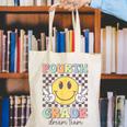 Fourth Grade Dream Team Smile Face Back To School 4th Grade Canvas Tote Bag