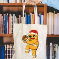 Gingerbread Man Baseball Christmas Canvas Tote Bag Gingerbread Man Baseball Christmas Canvas Tote Bag