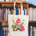 Girls Cute Pink Bows Coquette Aesthetic Back To School Canvas Tote Bag