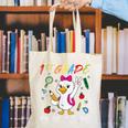 Girls Goose 1st Grade Here I Come Back To School Kids Canvas Tote Bag Girls Goose 1st Grade Here I Come Back To School Kids Canvas Tote Bag