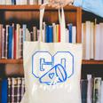 Go Cheer Panthers School Sports Name Spirit Back To School Canvas Tote Bag