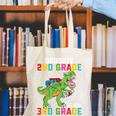 Goodbye 2nd Grade Hello 3rd GradeRex Back To School Canvas Tote Bag Goodbye 2nd Grade Hello 3rd GradeRex Back To School Canvas Tote Bag