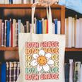 Groovy 10th Grade Back To School First Day Of Tenth Grade Canvas Tote Bag Groovy 10th Grade Back To School First Day Of Tenth Grade Canvas Tote Bag