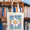 Groovy 2nd Grade Back To School First Day Of Second Grade Canvas Tote Bag Groovy 2nd Grade Back To School First Day Of Second Grade Canvas Tote Bag