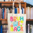 Groovy Custodian Bruh We Back To School Janitor Retro Canvas Tote Bag Groovy Custodian Bruh We Back To School Janitor Retro Canvas Tote Bag