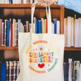 Groovy Enrollment Secretary Back To School Canvas Tote Bag