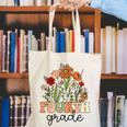 Groovy Fourth Grade Wildflowers Back To School 4th Grade Canvas Tote Bag Groovy Fourth Grade Wildflowers Back To School 4th Grade Canvas Tote Bag