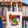 Halloween Baseball Ice Cream Drip Boys Girls Youth Canvas Tote Bag