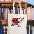Heart Valentines Day Baseball Men Boys Kids Teens Canvas Tote Bag Heart Valentines Day Baseball Men Boys Kids Teens Canvas Tote Bag