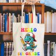 Hello 5th Grade Cute Dinosaur Back To School Boys Kids Girls Canvas Tote Bag Hello 5th Grade Cute Dinosaur Back To School Boys Kids Girls Canvas Tote Bag