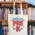 Hello Pre-K Preschool Squad Spider Back To School First Day Canvas Tote Bag Hello Pre-K Preschool Squad Spider Back To School First Day Canvas Tote Bag